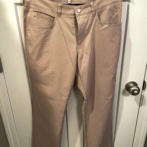 Peter Millar 5-Pocket Pant, Khaki, 32x30